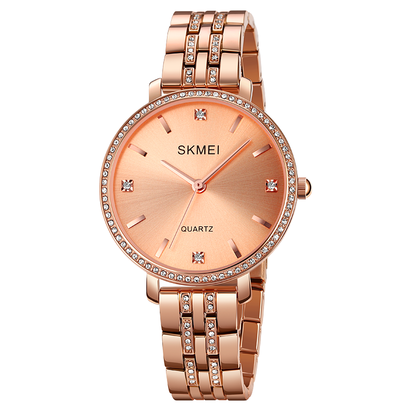 SKMEI 2006 Women Watch Fashion Simple Wristwatch Quartz Stainless Steel Ladies Clock Luxury Waterproof Watches Women's