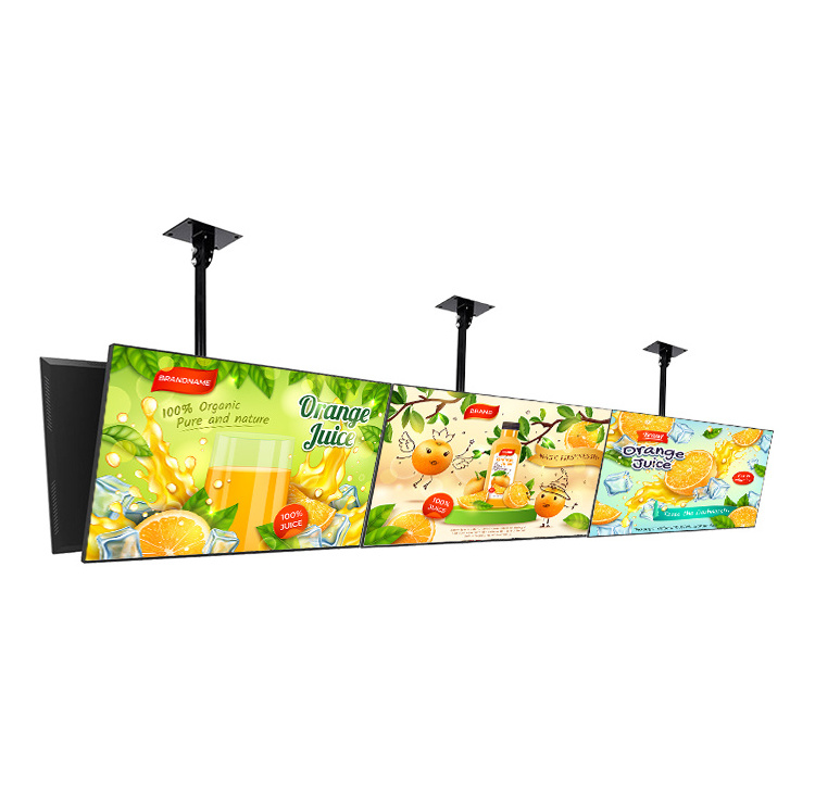 32 43 55 inch 4K Android media player indoor display restaurant touch order screen boards for restaurants digital menu board