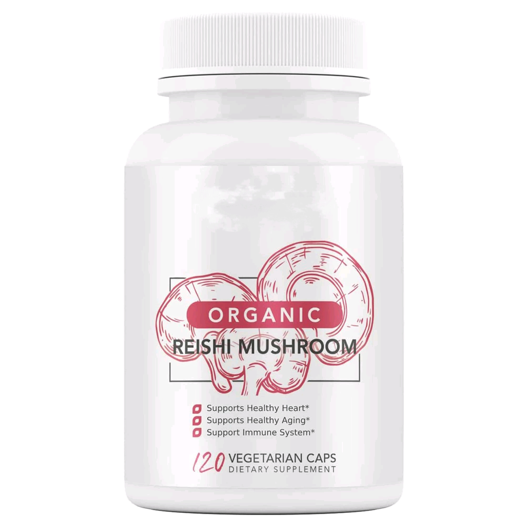 Reishi Mushroom Capsules Organic Ganoderma Lucidum for Immune Support Cardio Health and Energy 1000mg Reishi Mushroom Extract