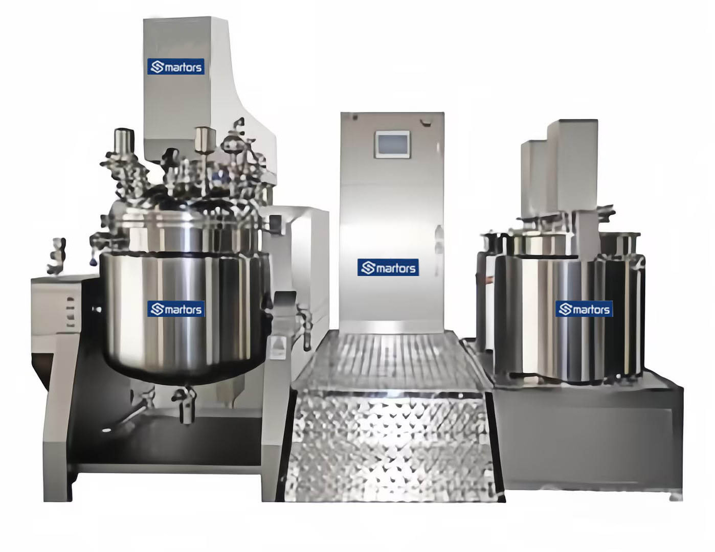 High Shear Dispersion Homogenizer Two-Way Stirring Vacuum Emulsifier Food Cream & Cosmetic Emulsion Machine Mixing tank