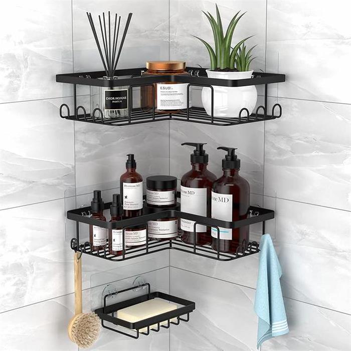 3 Pack Corner Shower Caddy Bathroom Shelf Stainless Steel Shower Caddy Corner Wall Mounted Corner Shower Caddy