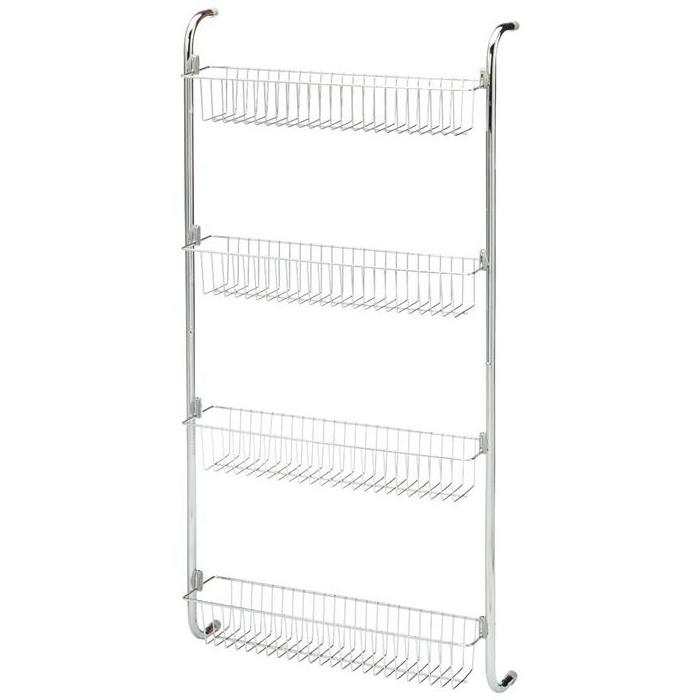 OEM ODM Over Door Shelf 4 Tiers Over the Door Organizer Metal Over the Door Hanging Organizer