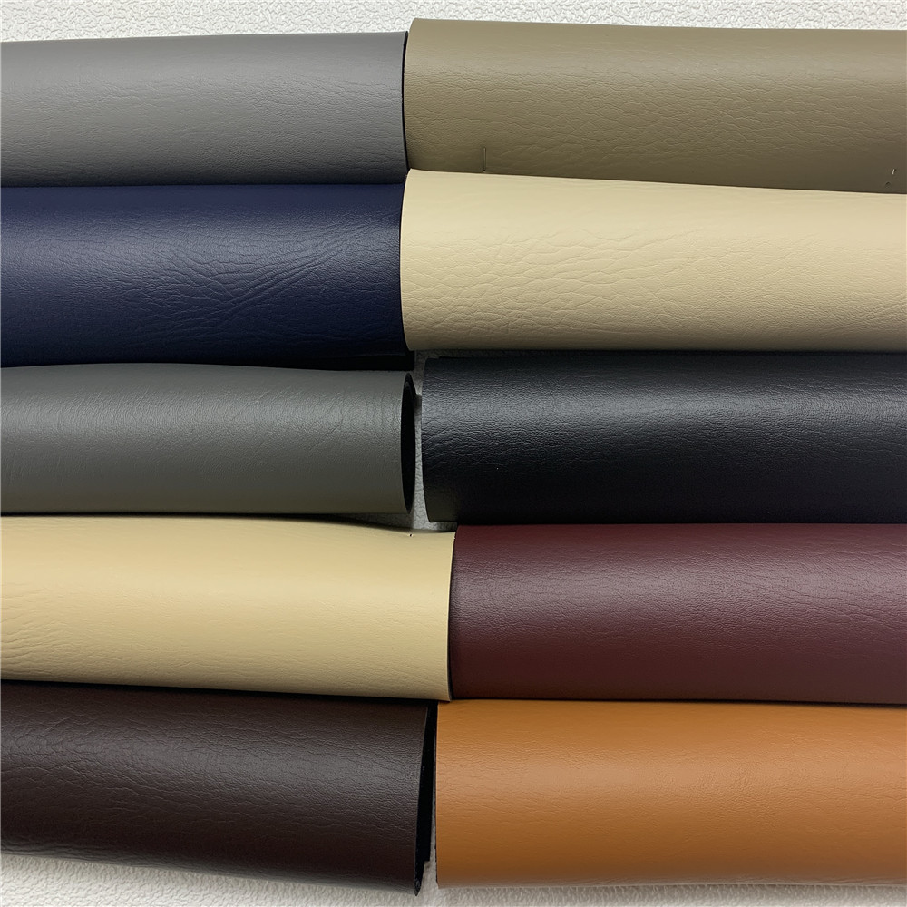 Artificial PVC leather for car mat uoholstery grain embossed PVC 2.6mm thick leatherette fabric