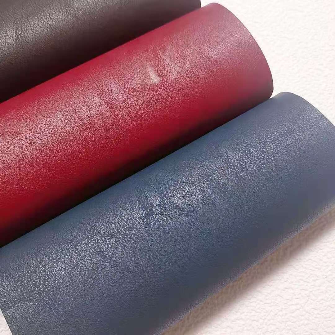 PU Rexine  leather roll of  bag material  artificial leather semi pu leather for handbag wallet making