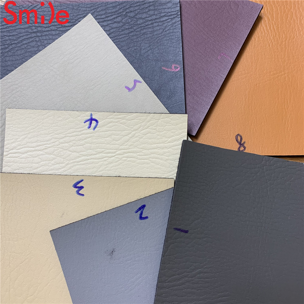 Artificial PVC leather for car mat uoholstery grain embossed PVC 2.6mm thick leatherette fabric