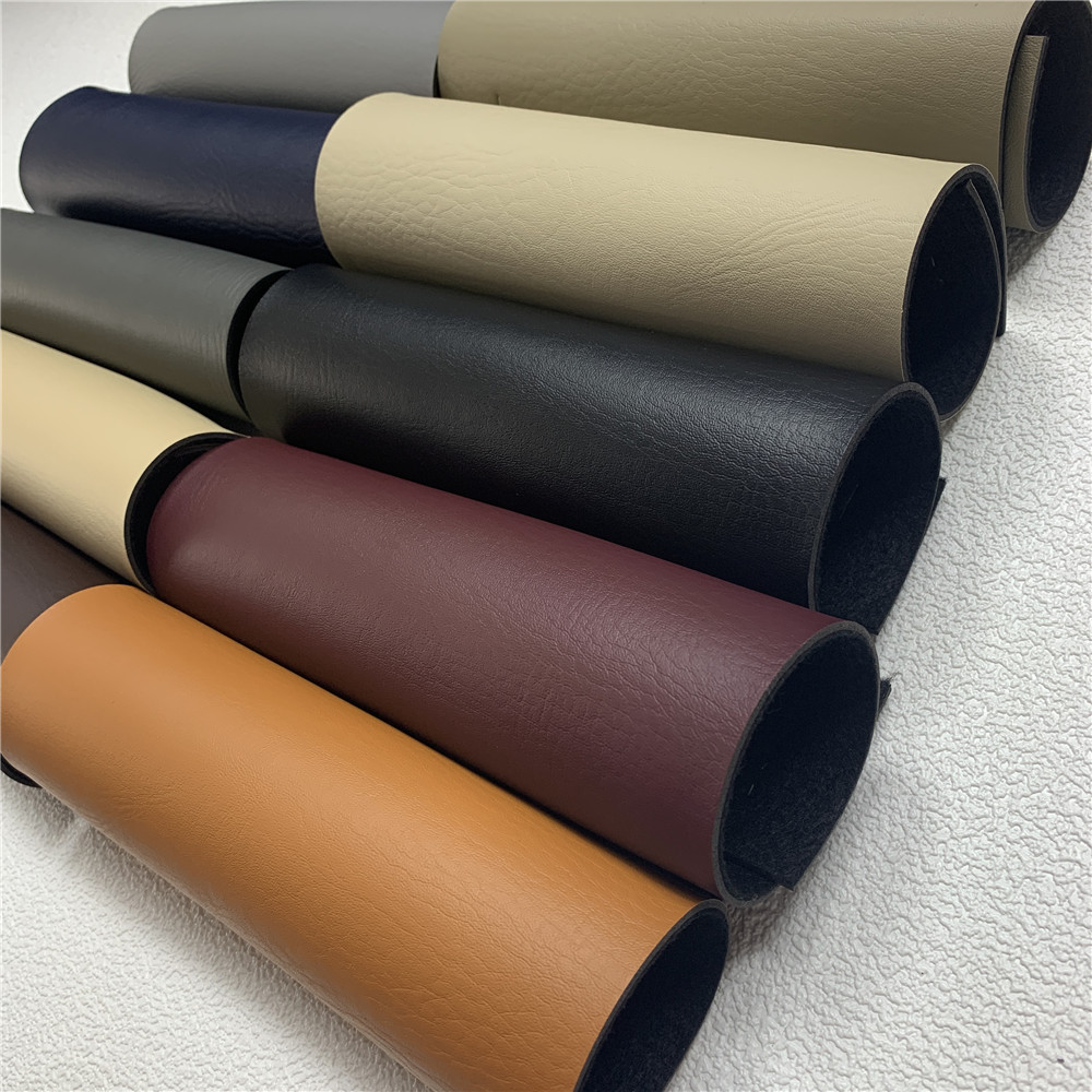 Artificial PVC leather for car mat uoholstery grain embossed PVC 2.6mm thick leatherette fabric