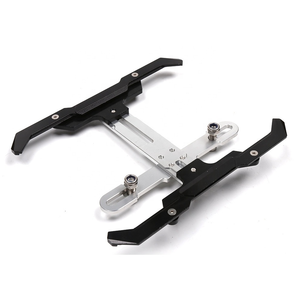 Motorcycle CNC Aluminum Alloy Number License plate frame Bracket Adjustable Angle custom license plate frame