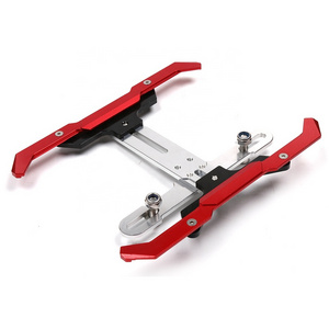 Motorcycle CNC Aluminum Alloy Number License plate frame Bracket Adjustable Angle custom license plate frame