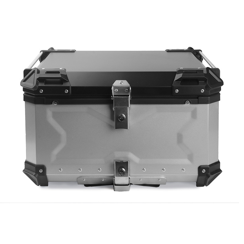 Waterproof 36L 45L 55L 65L 80L 100L Aluminum top box case tail box Travel Luggage Storage delivery box for motorcycle