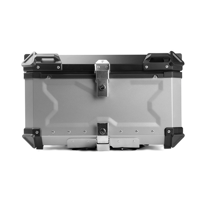 Waterproof 36L 45L 55L 65L 80L 100L Aluminum top box case tail box Travel Luggage Storage delivery box for motorcycle