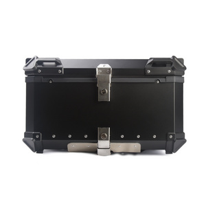 Top Selling Waterproof Aluminium Alloy 80L 100L Motorcycle Delivery Box Motorcycle accessories luggage case