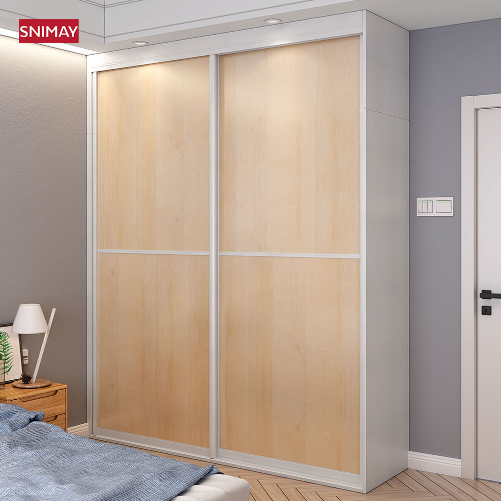 Factory Price Bedroom Wall Wardrobe Design 2 Door Wardrobe Closet