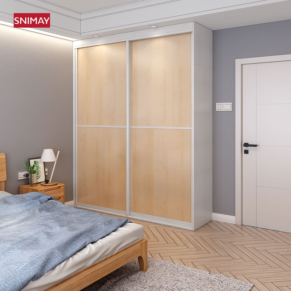 Factory Price Bedroom Wall Wardrobe Design 2 Door Wardrobe Closet