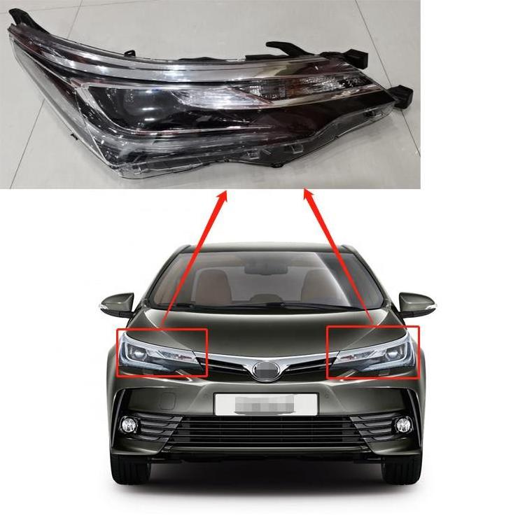 High Quality LED Light OEM 81150-02P90 81110-02P90 Headlight for TOYOTA Corolla 2017 EU Version Head Lamp