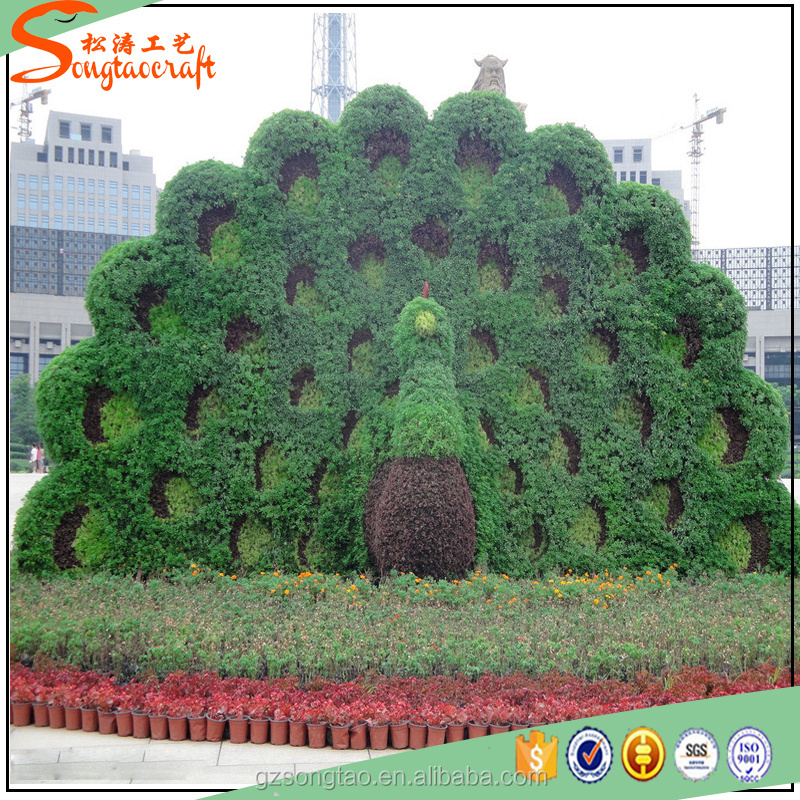 New style aritificial topiary fake grass large artificial topiary animals for garden decoration