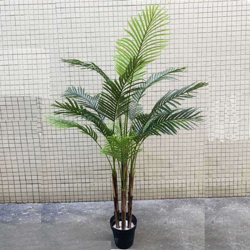 3 Meters Tropical Plants Hyophorbe Lagenicaulis Artificial Palm Tree Plants Ornamental Plants For Landscape Decor