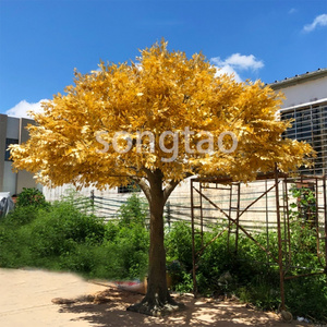 songtao Factory Landscape Fiberglass large ficus trees artificial banyan tree  for garden decoration