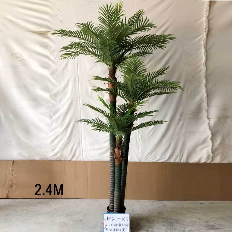 3 Meters Tropical Plants Hyophorbe Lagenicaulis Artificial Palm Tree Plants Ornamental Plants For Landscape Decor