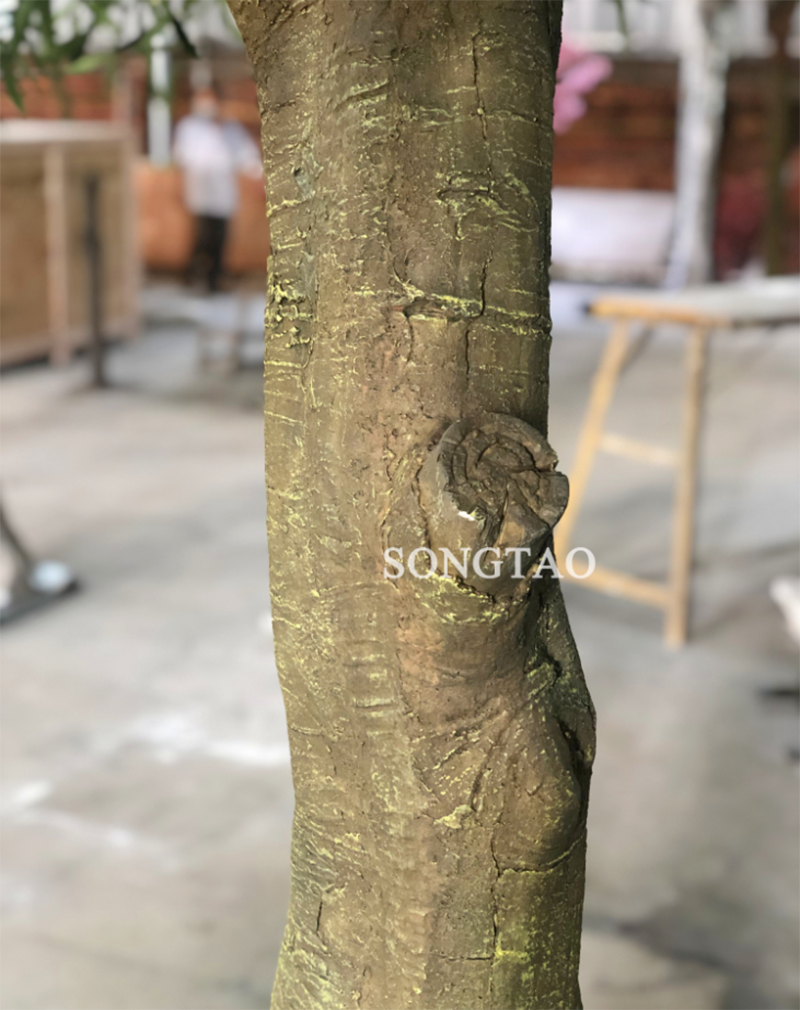 Customized Large Evergreen Fiberglass Trunk Artificial Tree Fiberglass Artificial Olive Trees For Decoration