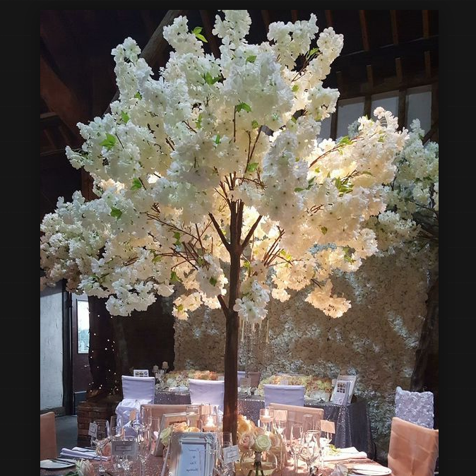 10Ft High Silk Flower Large Outdoor Artificial Cherry Blossom Tree For Wedding Garden Decorative