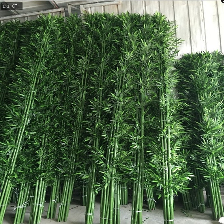 Wholesale artificial bamboo tree fake artificial bamboo plant plastic artificial bamboo pole