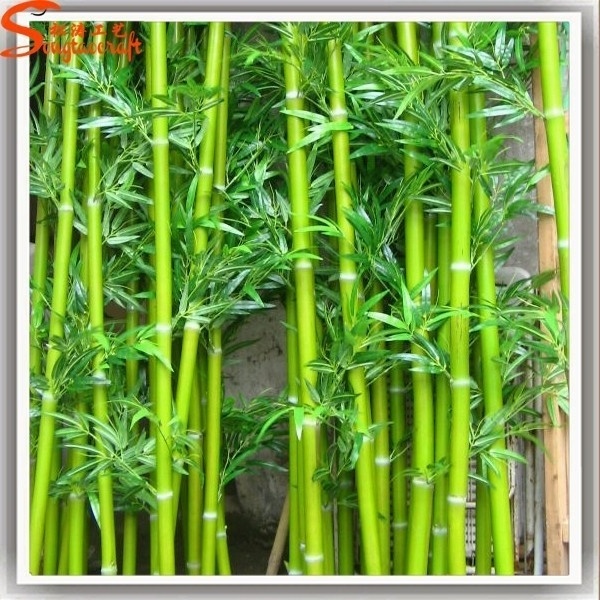 Wholesale artificial bamboo tree fake artificial bamboo plant plastic artificial bamboo pole