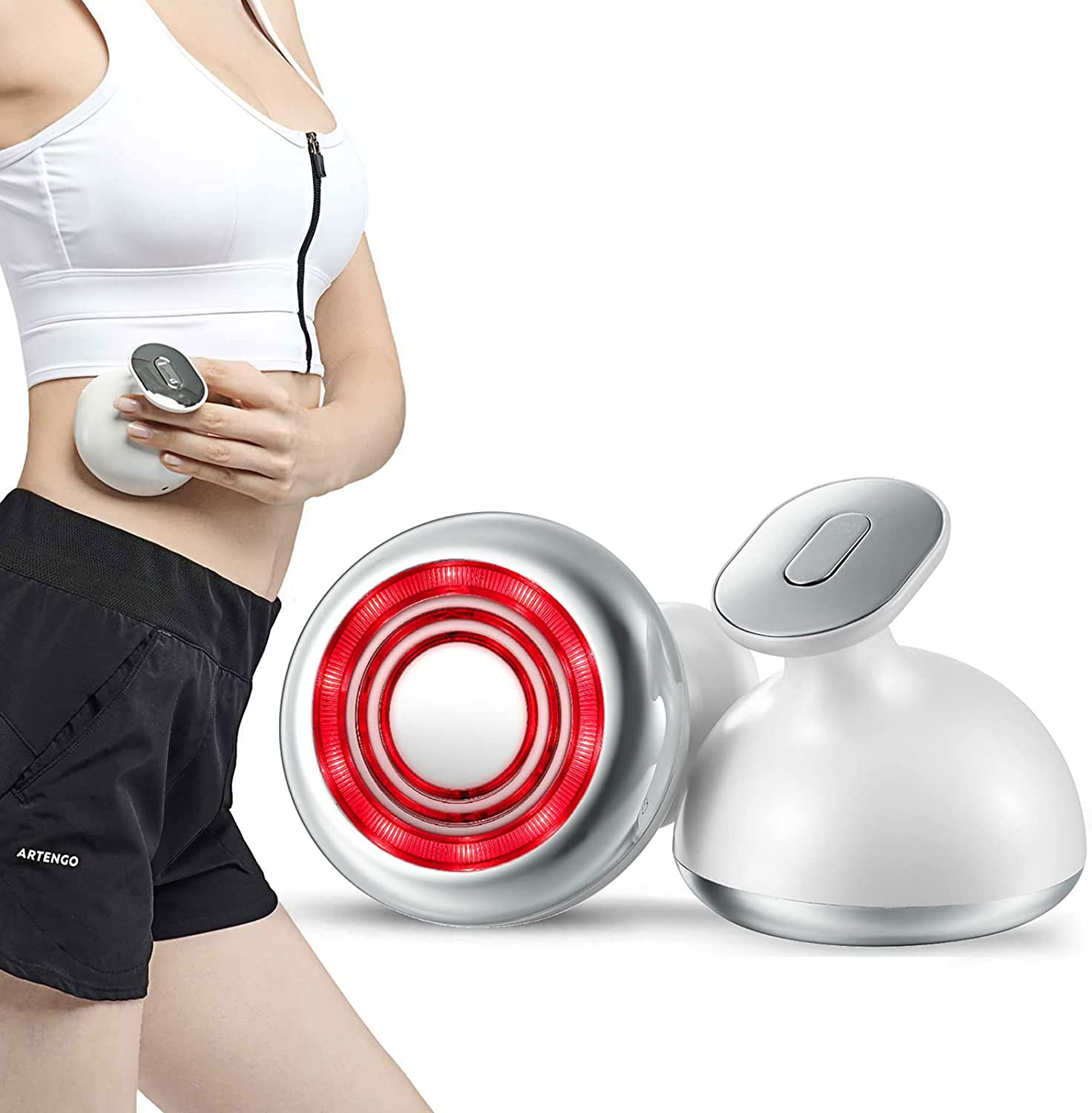 4 in 1 mini tummy weight loss stomach belly body slim massager ems sculpting machine face