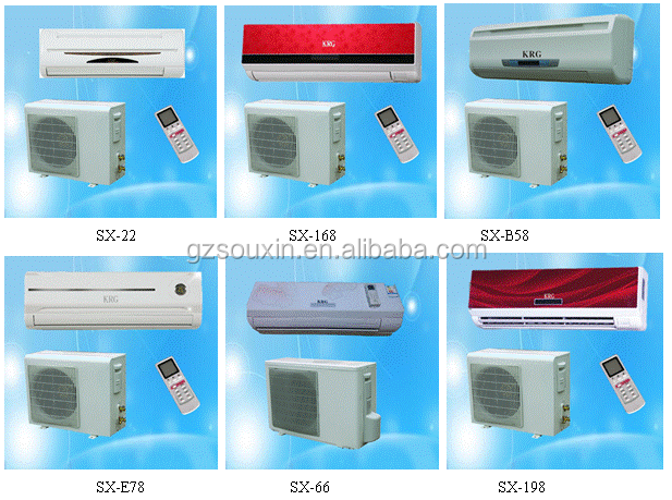 Mini split ac 1 ton 12000BTU portable air conditioner and heater Inverter wall split Unit  with best price&quality in China