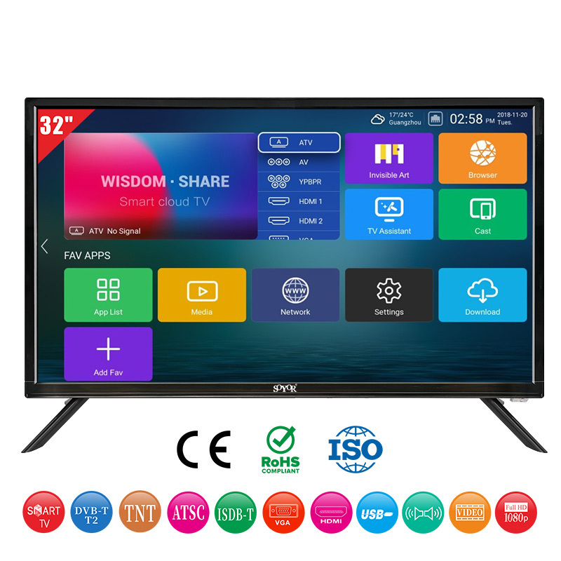 2023 New Design Flat Screen Lcd Led TV Televisores 32 43 50 65 75 85 100 inch Smart TV 4K UHD Oled Android Wifi