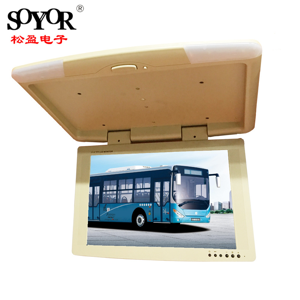 17.5 inch car roof mounted LCD screen bus TV monitor with wide view angle