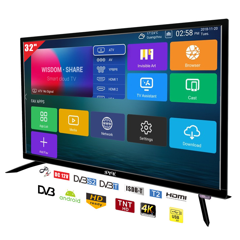 OEM brand smart tv 32 inch android led tv