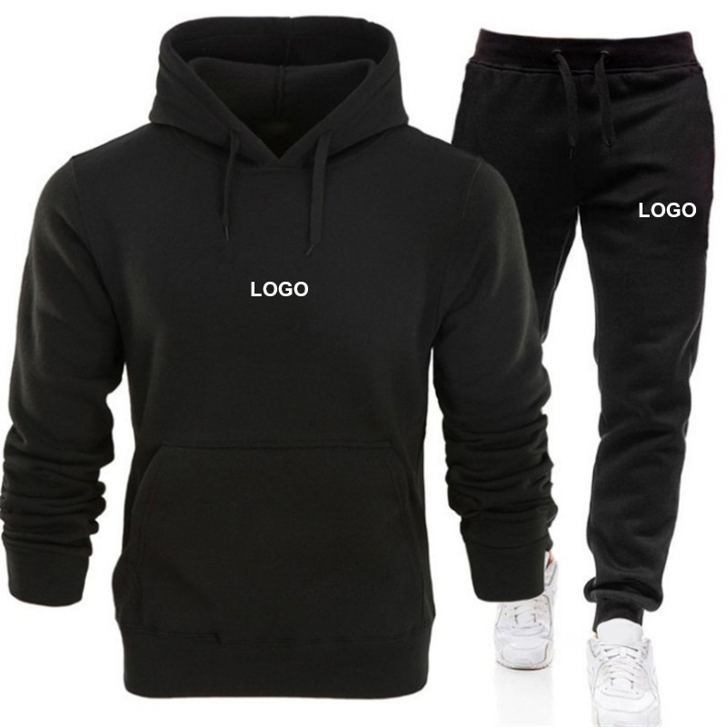 Athleisure Hoodie Streetwear Man Clothing Oem Training Jogging Wear Gym Fitness Set Men'S Running Jogger Sets