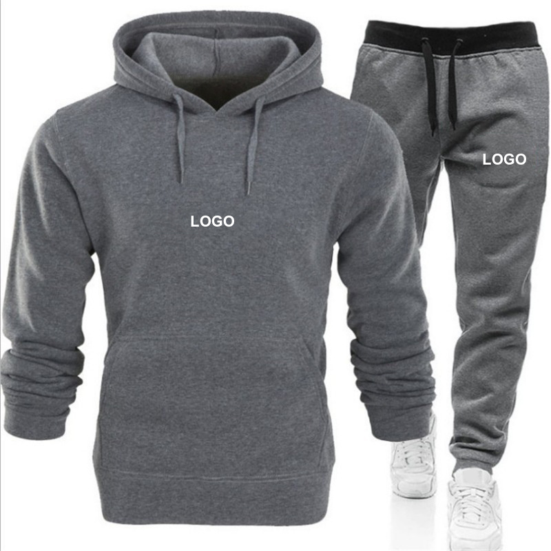 Athleisure Hoodie Streetwear Man Clothing Oem Training Jogging Wear Gym Fitness Set Men'S Running Jogger Sets