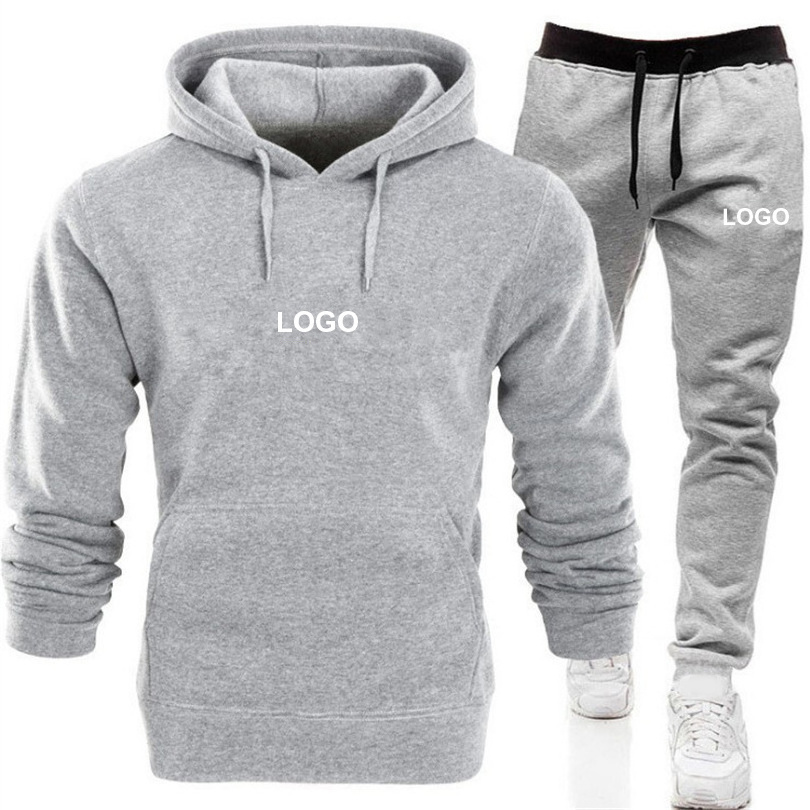 Athleisure Hoodie Streetwear Man Clothing Oem Training Jogging Wear Gym Fitness Set Men'S Running Jogger Sets