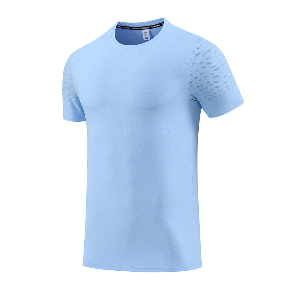 Custom 2023 Running Shirt Sweat Activated Gym Shirts Fit Sports Running Shirt Manufacture price.