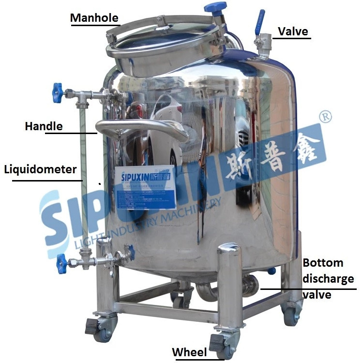 Sipuxin Guangzhou Stainless Steel 5000 Litre Water Storage Tank Storage Containers