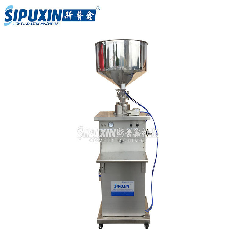 spx Semi automatic cream paste filling machine for jams/butter/cosmetics