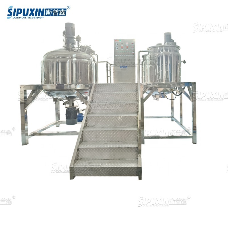 High-efficiency Electric Heating Homogenizer Mixer Cosmetic BB Cream Making Machine