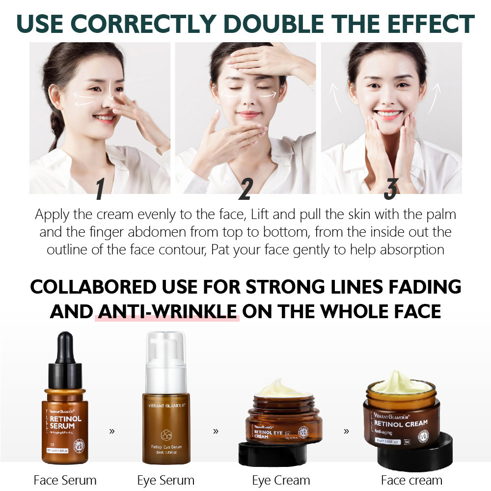 Retinol Anti-wrinkle Facial Cream Skin Renewing Firming Face Skin Care Moisturizing Anti-aging Retinol  Cream 30g for Women