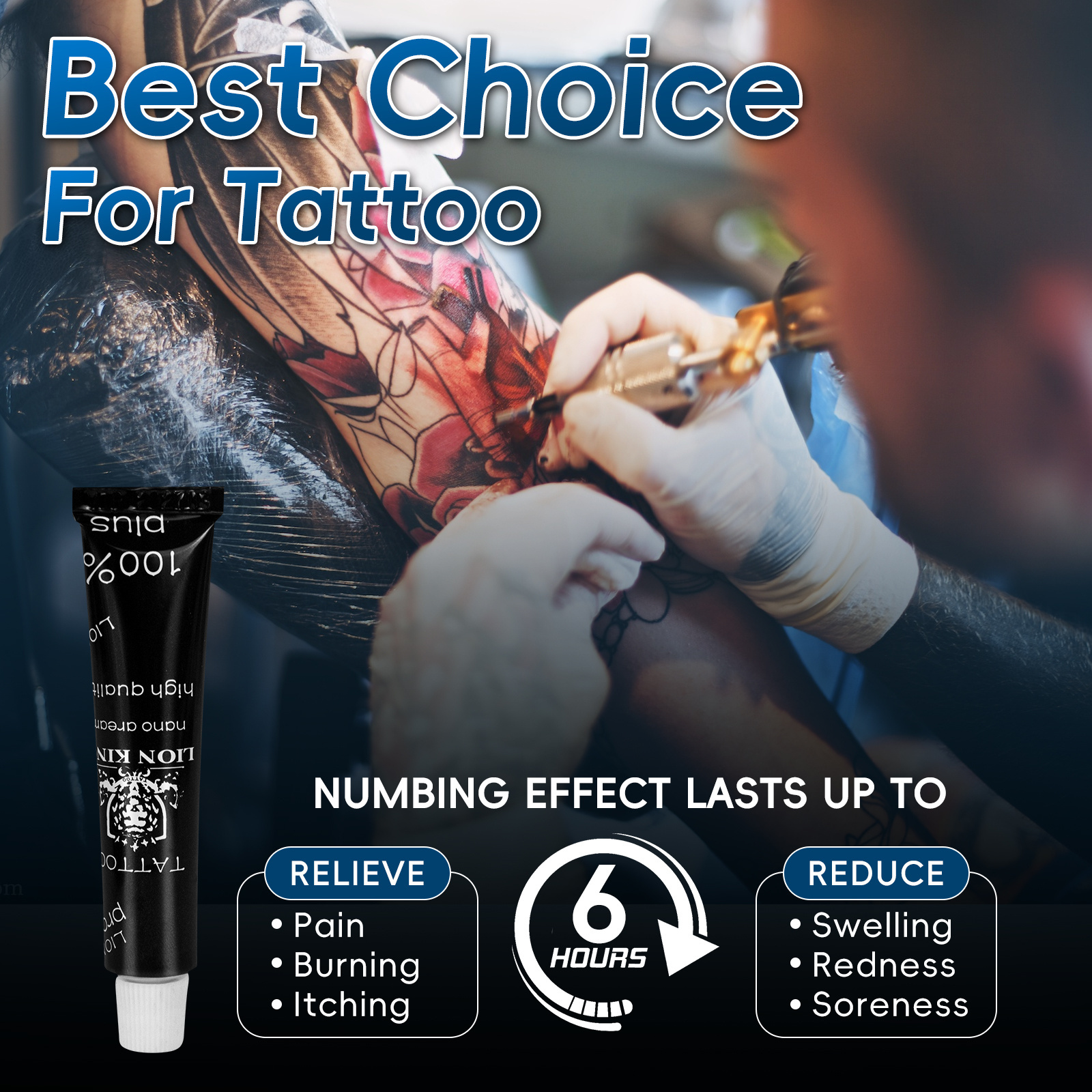 Tattoo Cream Painless Tattoo Highly Effective and Lasts for 6 Hours OEM/ODM