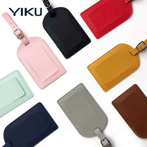 Custom Sublimation Rectangle Travel Baggage Tags Custom Luggage Tag With Logo Custom Leather Luggage Tag