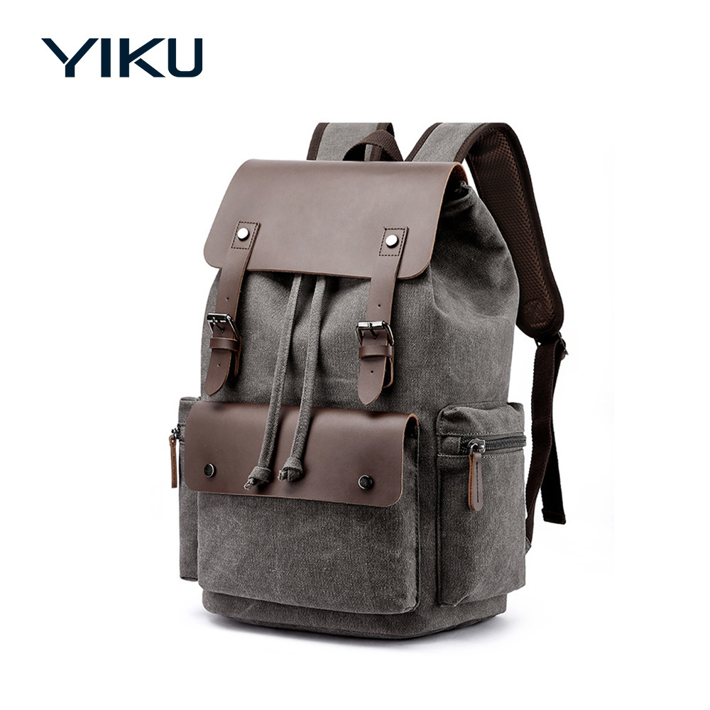 Fashionable Canvas Sports Backpacks for Men Free Design for Outdoor Activities Travel Bag with Laptop Storage