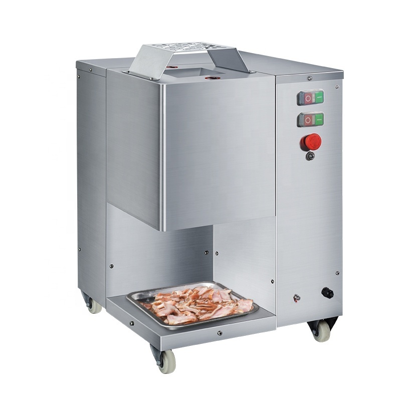 Commercial Stainless steel electric automatic minced meat chicken breast dicer and slicer slicing machine