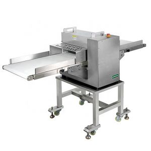 Electric commercial slice square raw fresh pork fish chicken meat stripe strip cutting machine price