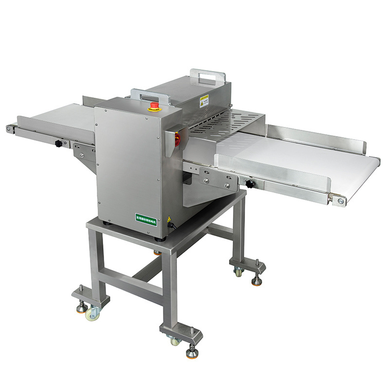 Electric commercial slice square raw fresh pork fish chicken meat stripe strip cutting machine price