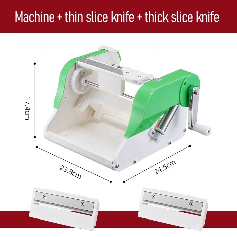 Commercial manual vegetable lotus root radish roll potato spiral shredder grater slicer machine