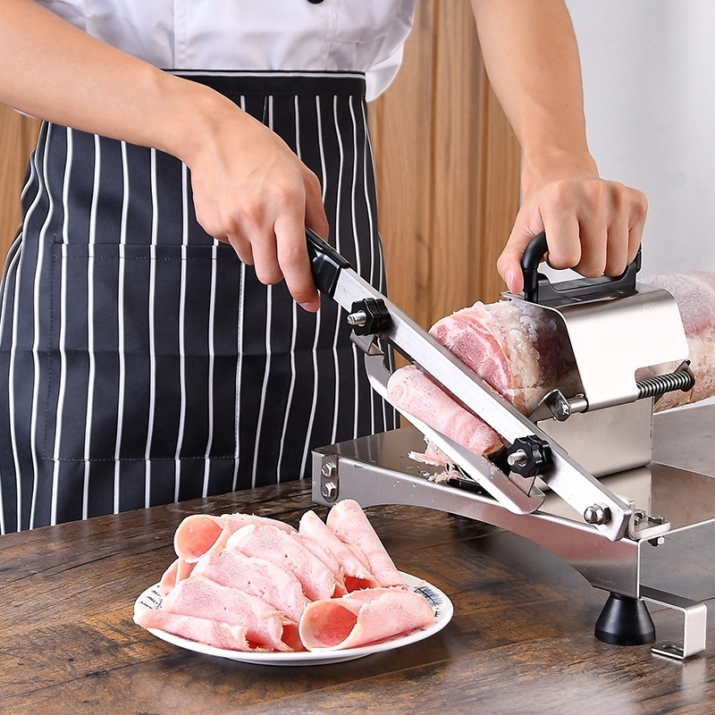 Commercial portable home hotel hand manual slice frozen meat cutting machine hotpot meat slicer