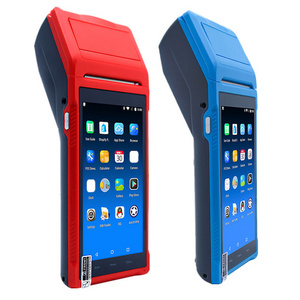 Q1 Q2 Touch Screen Android Pos Terminal 4G WIFI NFC Point of Sale Display Parking Ticket Printer Square Pos Machine for Catering