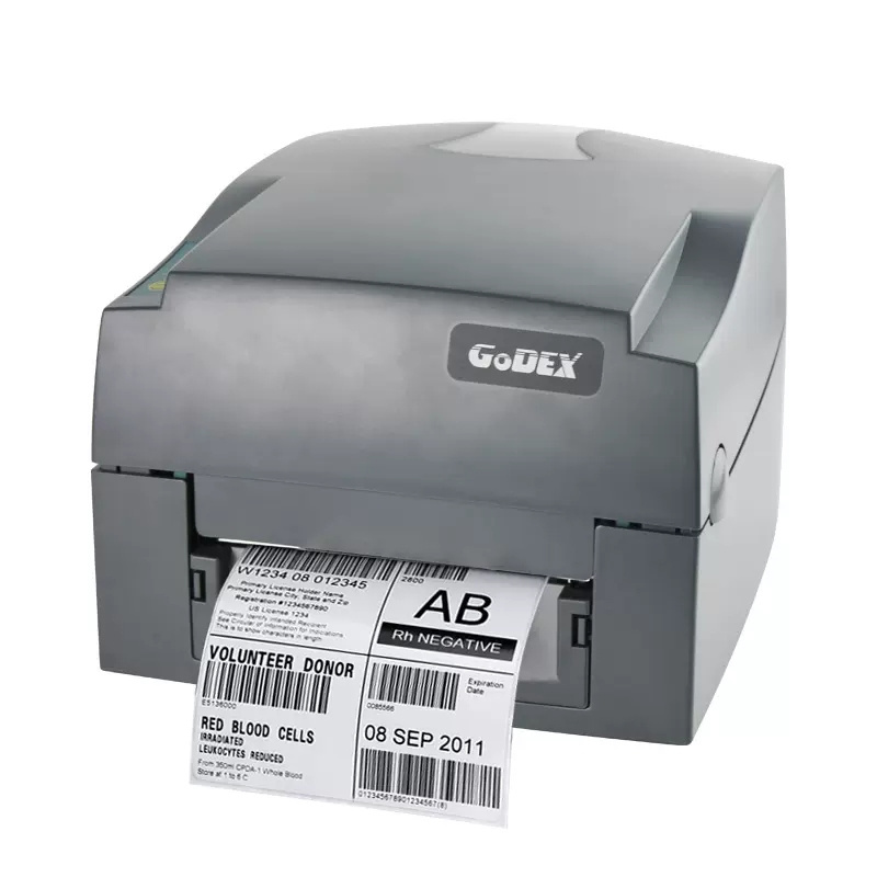 Godex G500 G530 Desktop Thermal Transfer Label Barcode Printer 108mm USB Thermal Transfer Barcode Label Printer for Retail