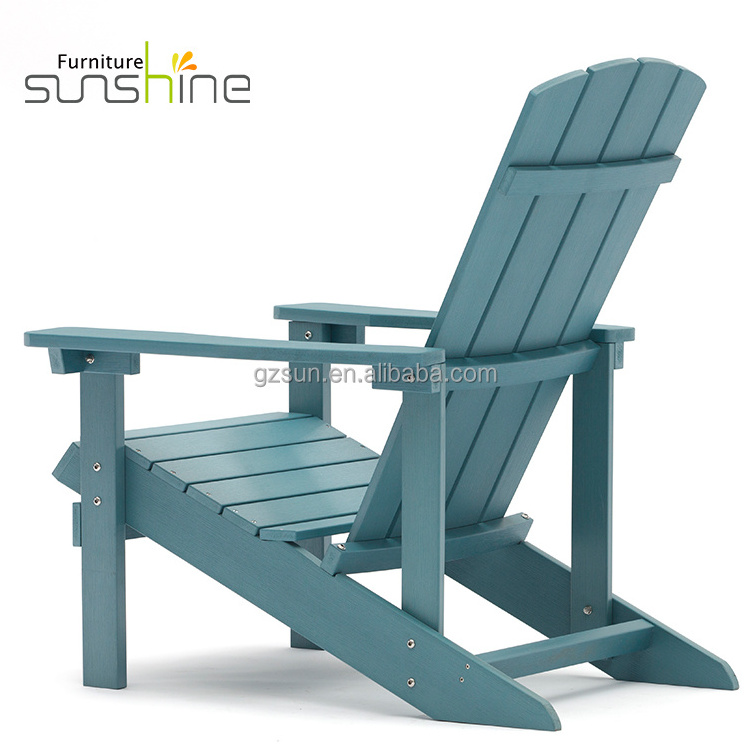 Modern Ergonomic Design Outdoor Patio Garden Chairs Wood Adirondack Chair